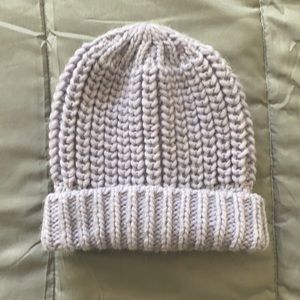 Knitted Purple Beanie